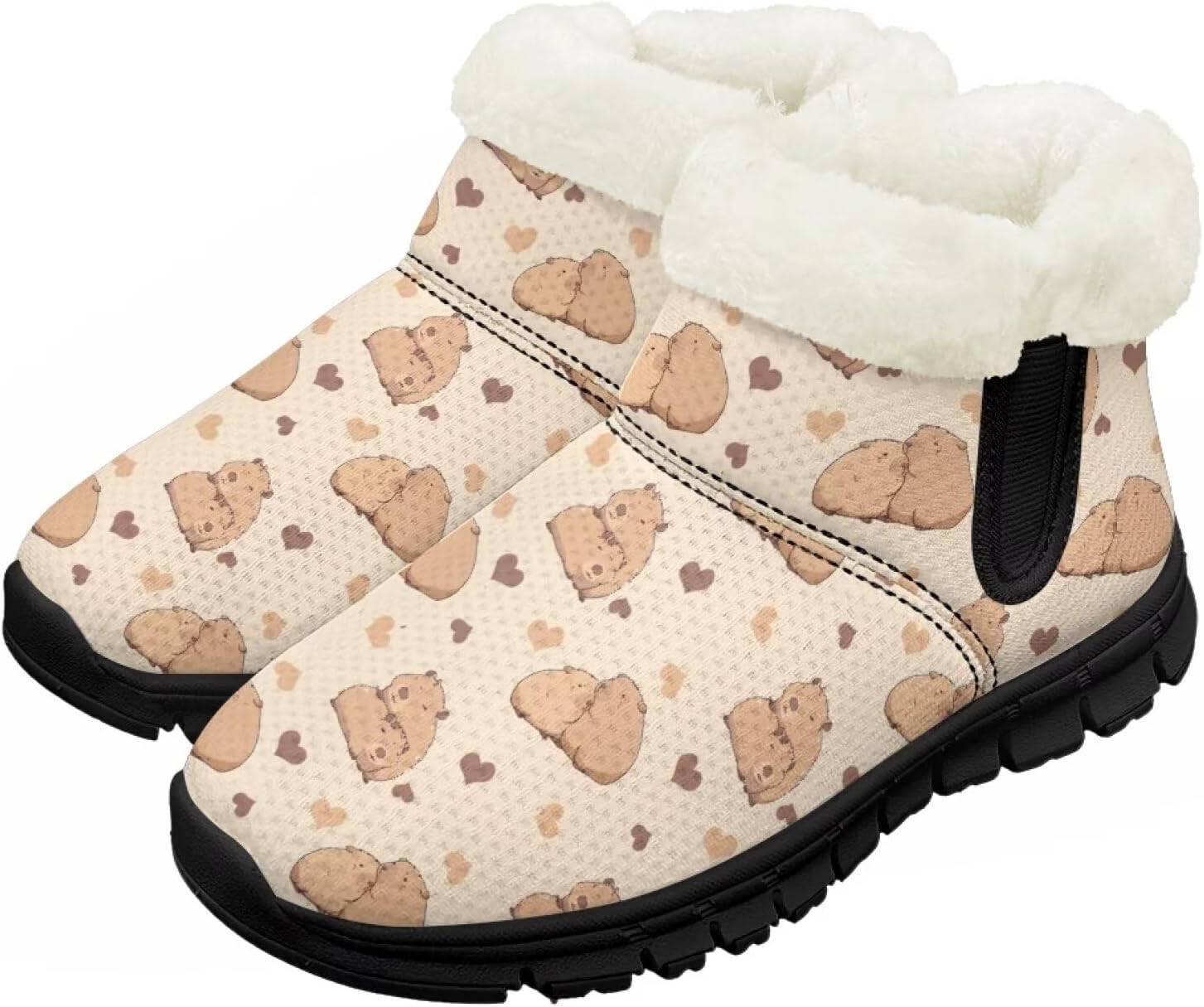 Зимние детские ботинки Chririnla для мальчиков и девочек, с теплой подкладкой из искусственного меха, на щиколотку, противоскользящие, для малышей и детей постарше, Eraser Capybara
Зимние детские ботинки Chririnla для мальчиков и девочек, с теплой подкладкой из искусственного меха, на щиколотку, противоскользящие, для малышей и детей постарше, Eraser Capybara