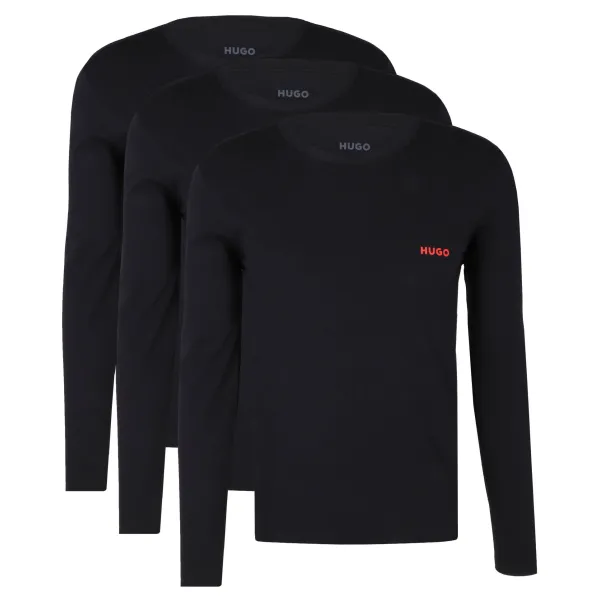 Комплект из 3 комплектов с длинными рукавами, тройной размер, стандартная посадка Hugo, черный
Комплект из 3 комплектов с длинными рукавами, тройной размер, стандартная посадка Hugo, черный