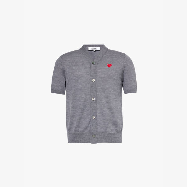 Футболка-Поло из шерсти с короткими рукавами и логотипом-нашивкой Comme Des Garcons Play, серый
Футболка-Поло из шерсти с короткими рукавами и логотипом-нашивкой Comme Des Garcons Play, серый