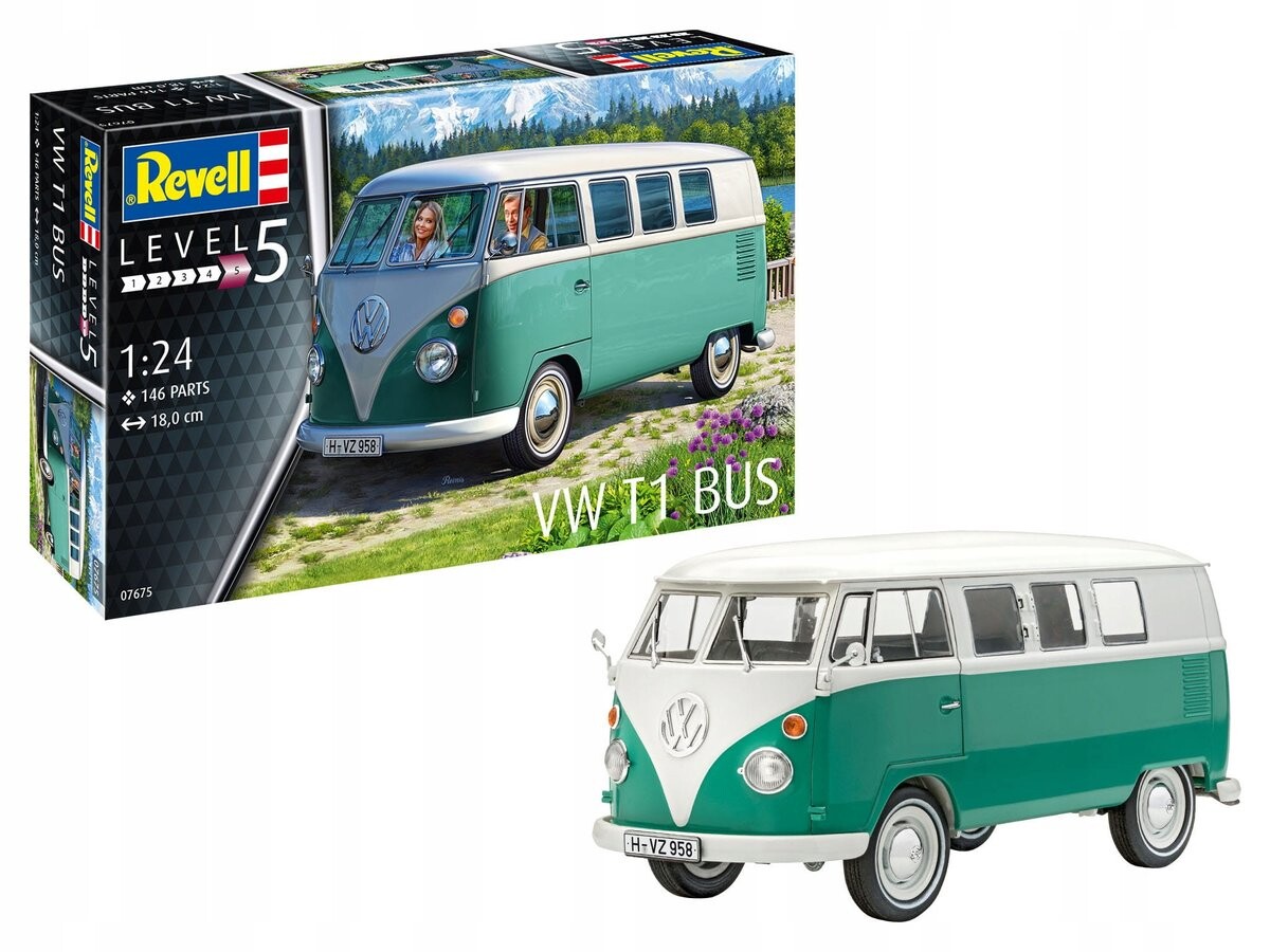 Автобус VW T1, Revell 07675
Автобус VW T1, Revell 07675