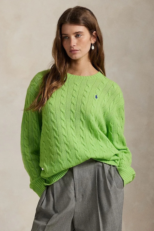 Свитер Polo Ralph Lauren, зеленый
Свитер Polo Ralph Lauren, зеленый