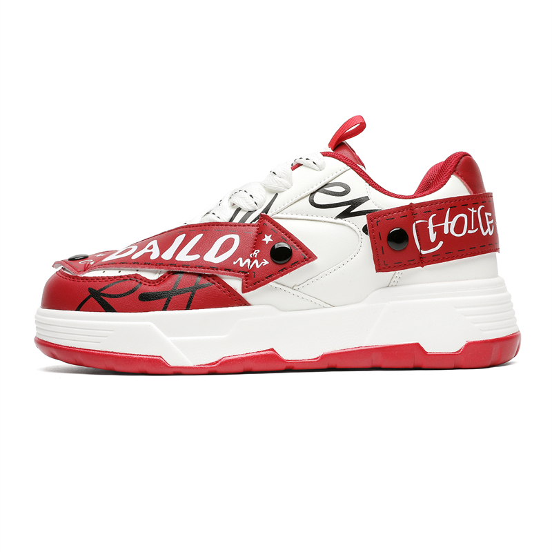 VAEL Низкие скейтерские кроссовки унисекс бело-красные, цвет White Red
VAEL Низкие скейтерские кроссовки унисекс бело-красные, цвет White Red