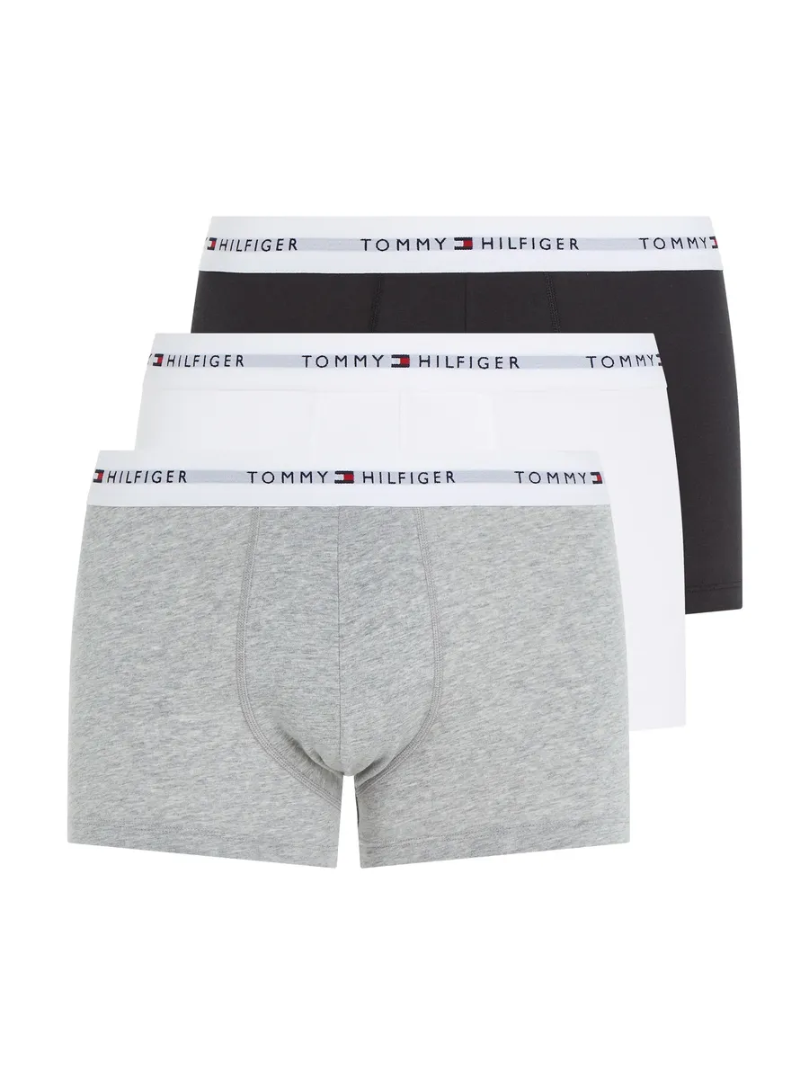 Tommy Hilfiger Underwear Трусы "3P TRUNK" (3 шт. в упаковке, 3 шт. в упаковке), с поясом с логотипом, черный, белый
Tommy Hilfiger Underwear Трусы "3P TRUNK" (3 шт. в упаковке, 3 шт. в упаковке), с поясом с логотипом, черный, белый