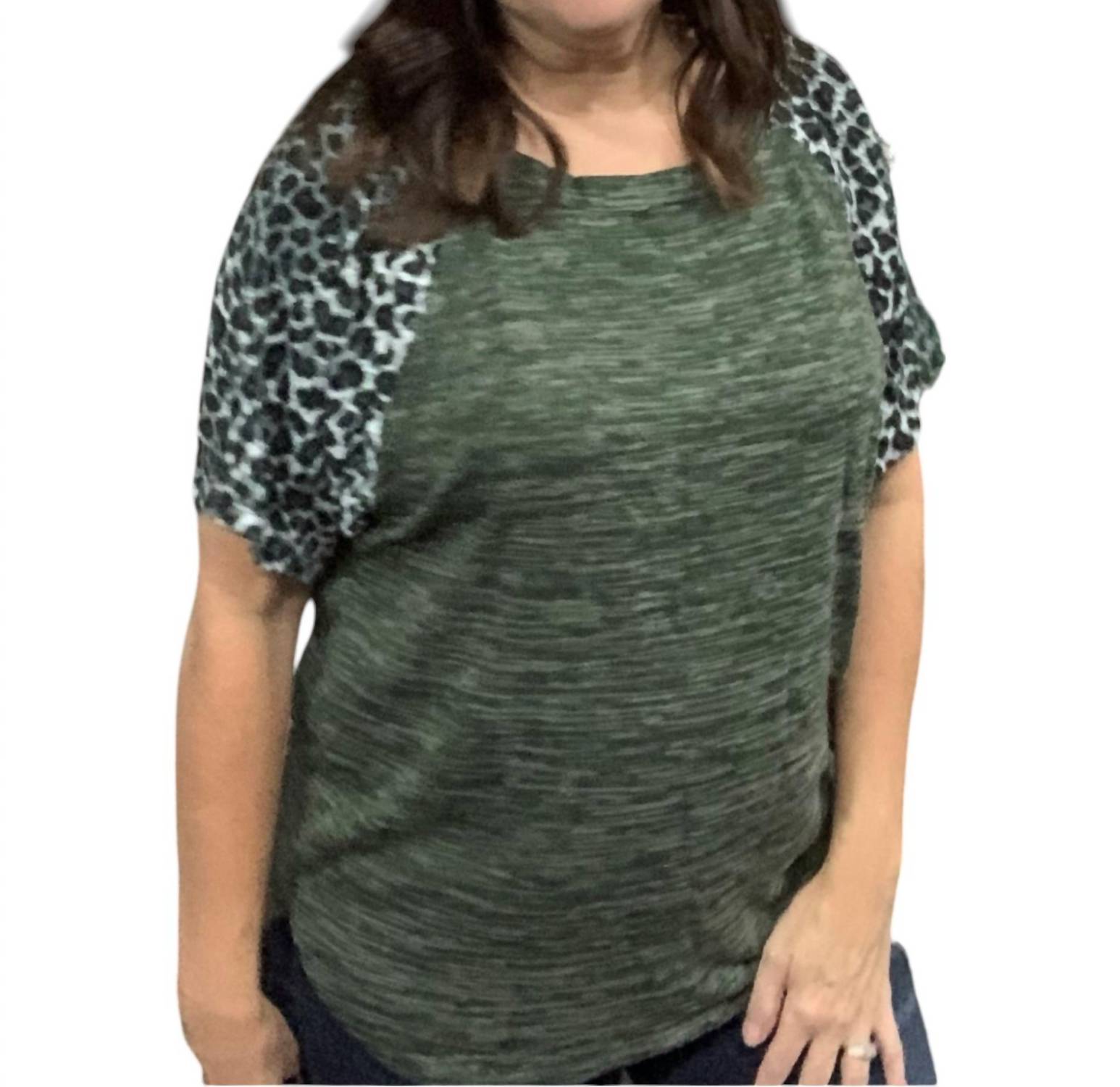 Вязаный топ Melange в цвете хвойной зелени LLOVE
Вязаный топ Melange в цвете хвойной зелени LLOVE