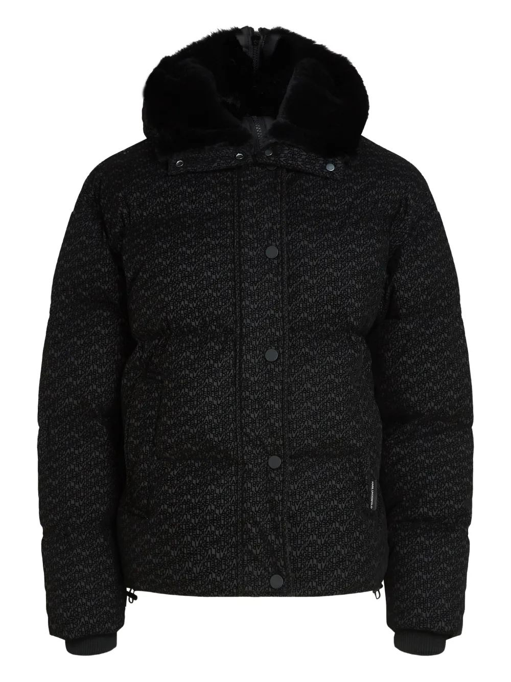 Пуховик с логотипом KARL LAGERFELD, черный
Пуховик с логотипом KARL LAGERFELD, черный