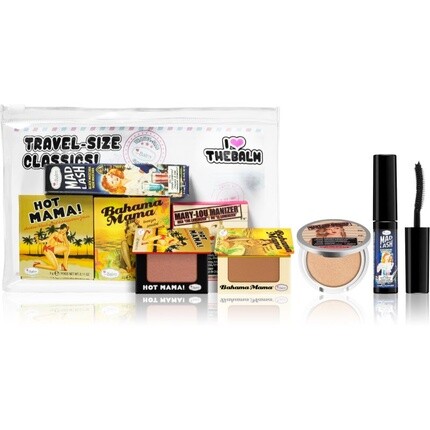 Дорожный набор theBalm в косметичке — тушь, хайлайтер, румяна и бронзатор
Дорожный набор theBalm в косметичке — тушь, хайлайтер, румяна и бронзатор