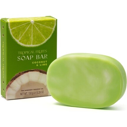 Глицериновое мыло «Тропические фрукты, кокос и лайм» 150г The Somerset Toiletry Company
Глицериновое мыло «Тропические фрукты, кокос и лайм» 150г The Somerset Toiletry Company