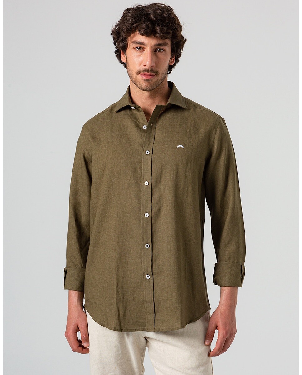 Однотонная узкая мужская рубашка зеленого цвета Skydiver, зеленый
Однотонная узкая мужская рубашка зеленого цвета Skydiver, зеленый