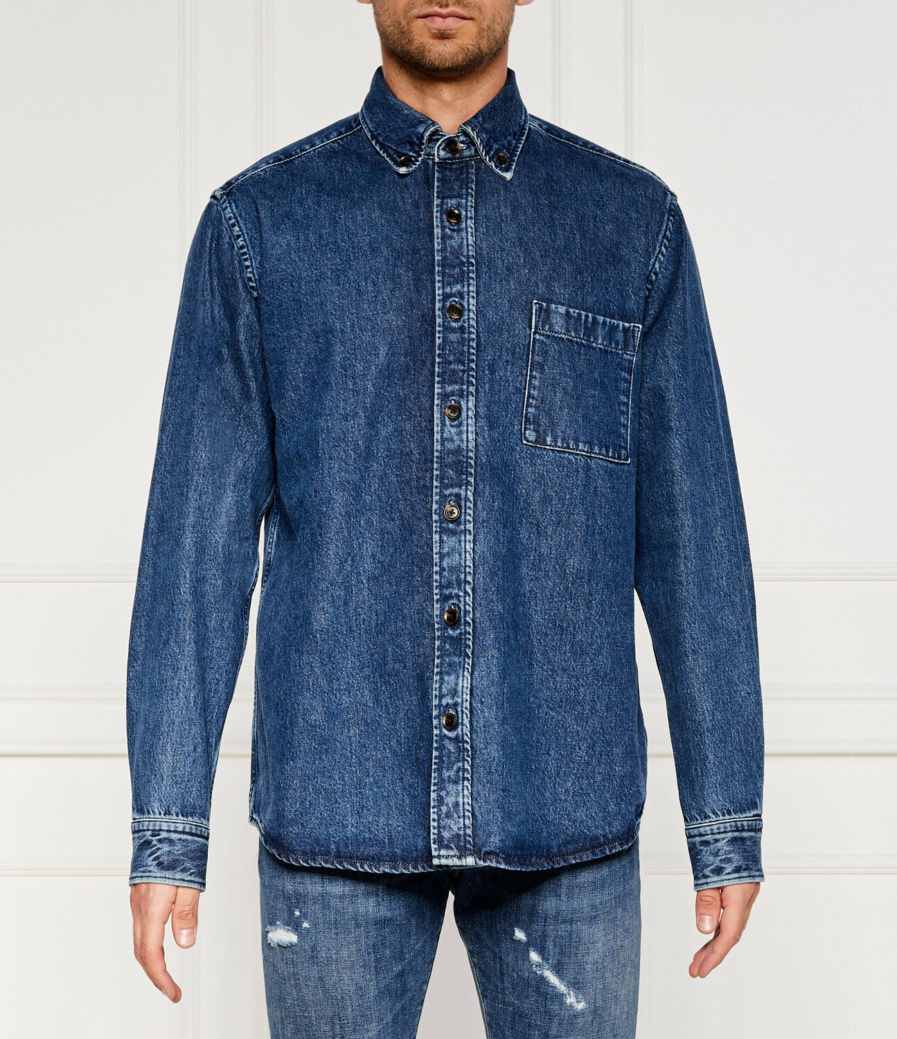 Рубашка BOSS BLACK Relaxed fit, синий
Рубашка BOSS BLACK Relaxed fit, синий