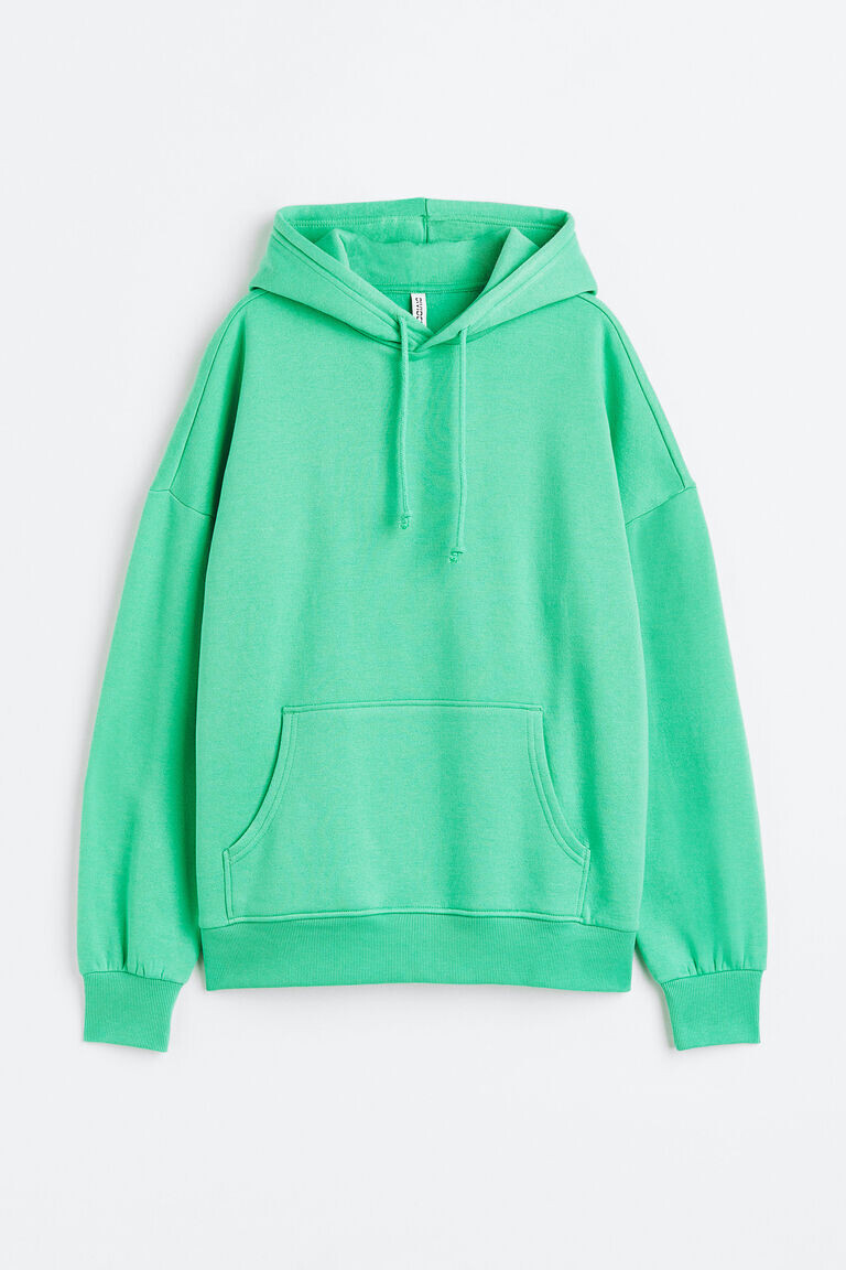 Толстовка оверсайз H&M, зеленый
Толстовка оверсайз H&M, зеленый