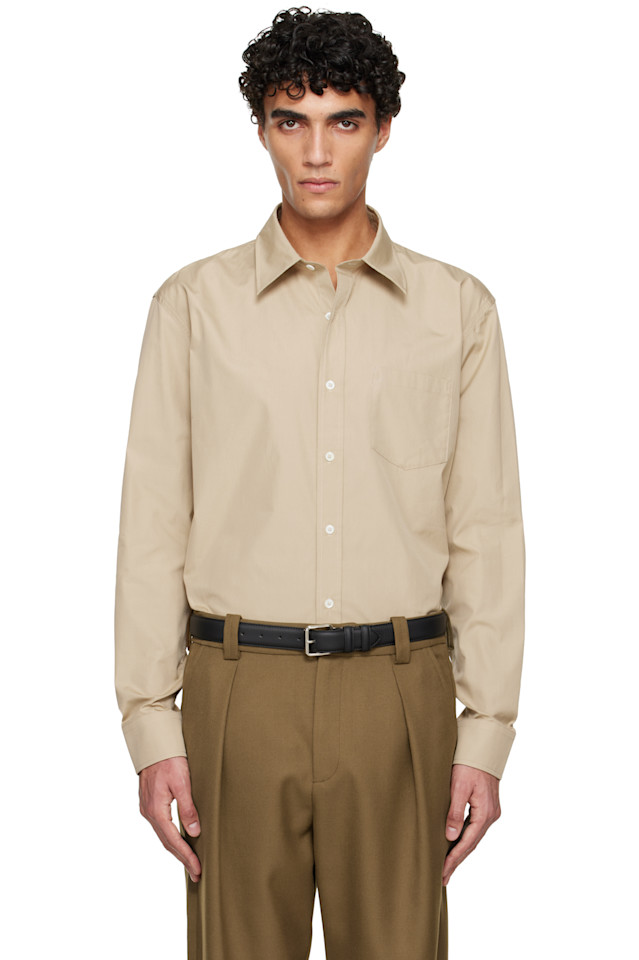 Рубашка Оуэна A.P.C., бежевый
Рубашка Оуэна A.P.C., бежевый