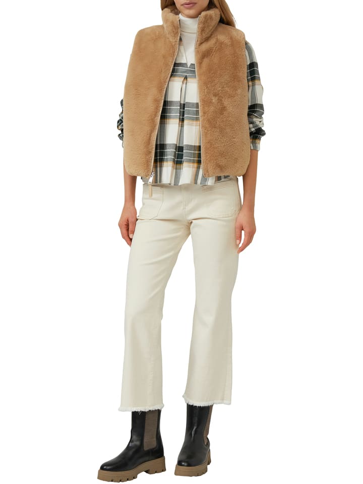 S.OLIVER RED LABEL Джинсы расклешенного кроя кремового цвета
S.OLIVER RED LABEL Джинсы расклешенного кроя кремового цвета