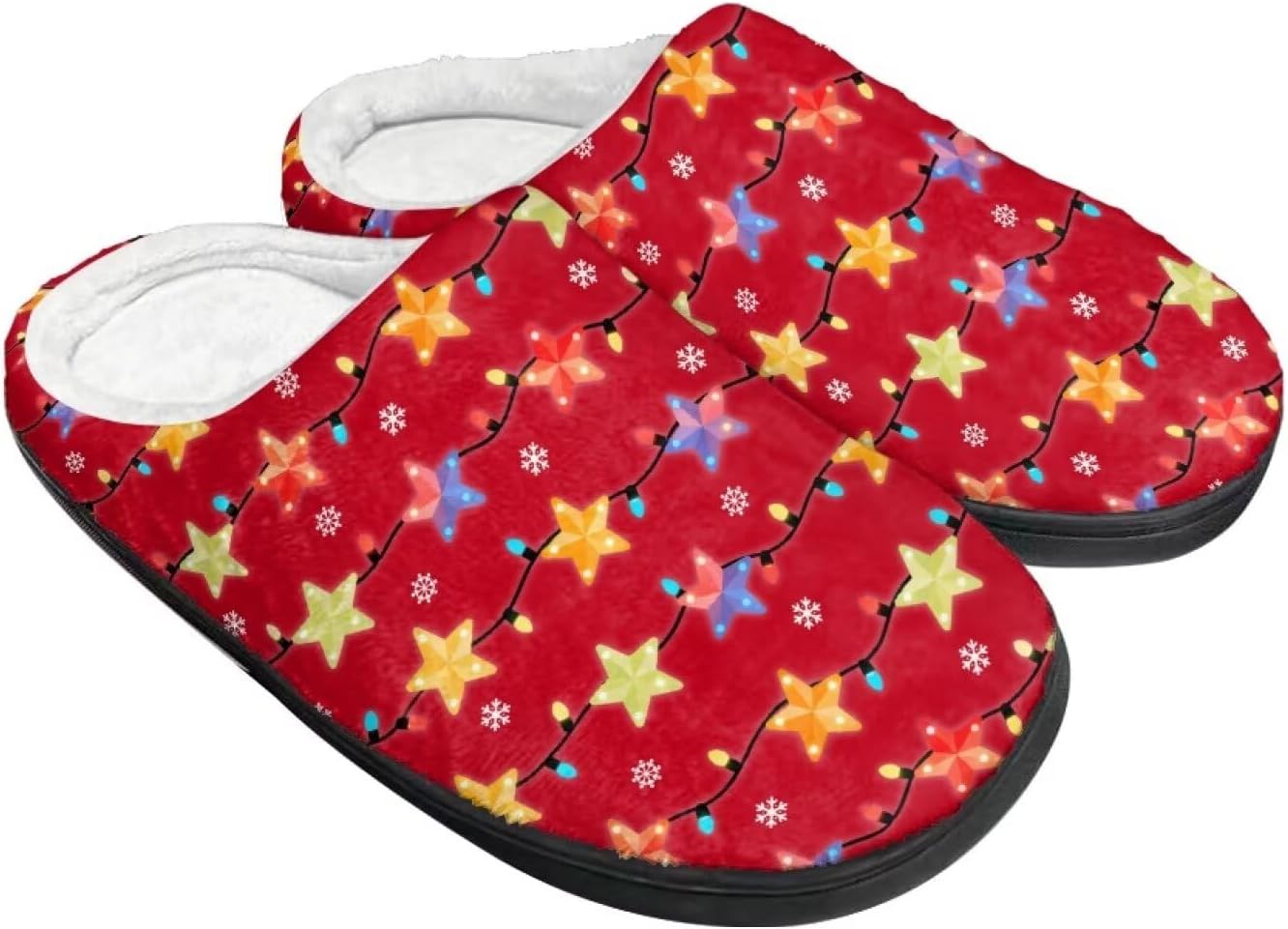 Женские уютные пушистые тапочки унисекс с легким надеванием, повседневные домашние тапочки для спальни с противоскользящей подошвой для мужчин Tomeusey, Christmas Star Lights
Женские уютные пушистые тапочки унисекс с легким надеванием, повседневные домашние тапочки для спальни с противоскользящей подошвой для мужчин Tomeusey, Christmas Star Lights