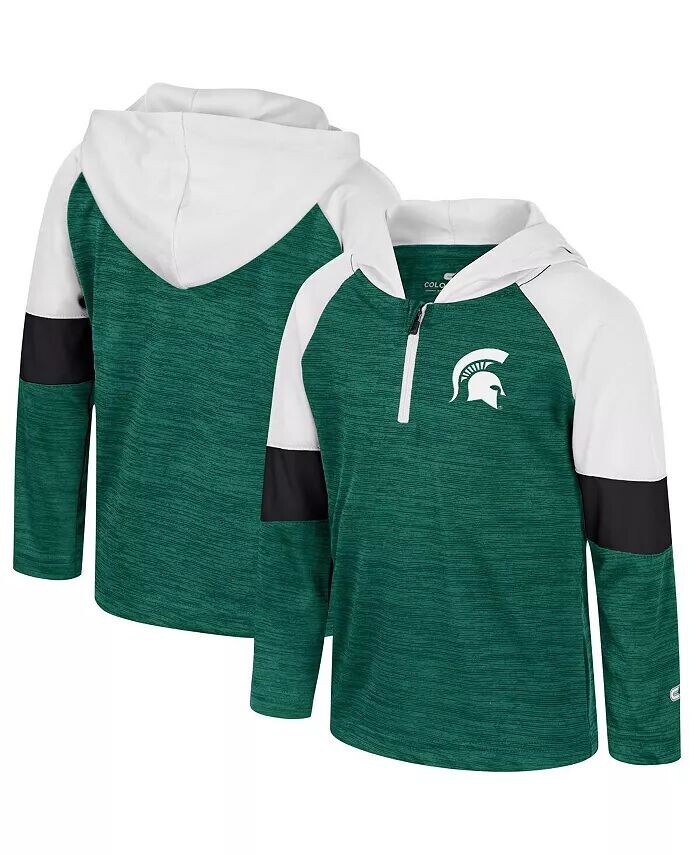 Зеленая толстовка с капюшоном Michigan State Spartans Creative Control Raglan с застежкой-молнией на четверть длины для мальчиков и девочек Colosseum
Зеленая толстовка с капюшоном Michigan State Spartans Creative Control Raglan с застежкой-молнией на четверть длины для мальчиков и девочек Colosseum