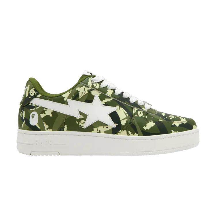 Кроссовки BAPE CLOT x Bapesta 'Digital Camo', зеленый
Кроссовки BAPE CLOT x Bapesta 'Digital Camo', зеленый