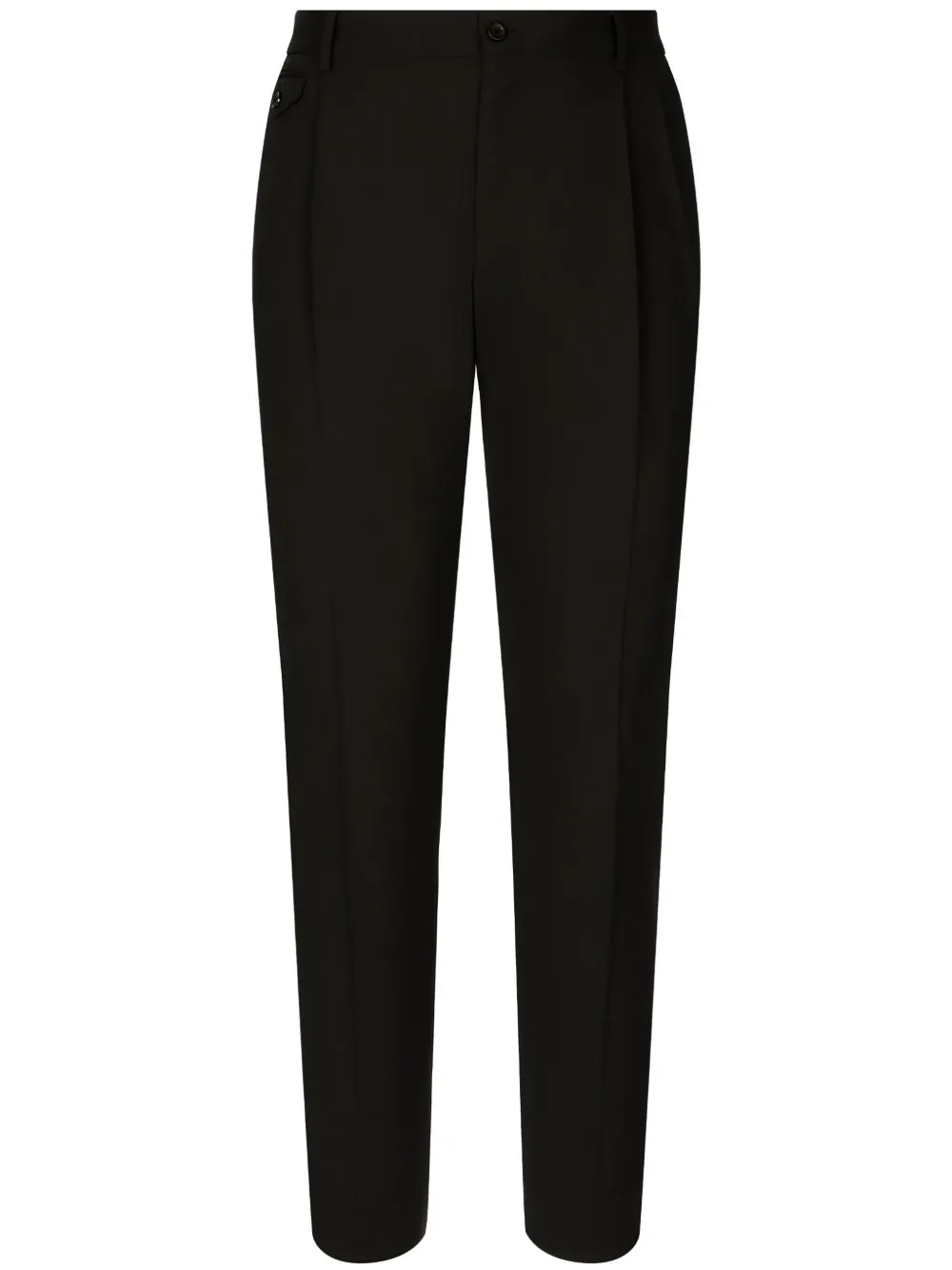 Зауженные брюки со складками DOLCE & GABBANA, черный
Зауженные брюки со складками DOLCE & GABBANA, черный