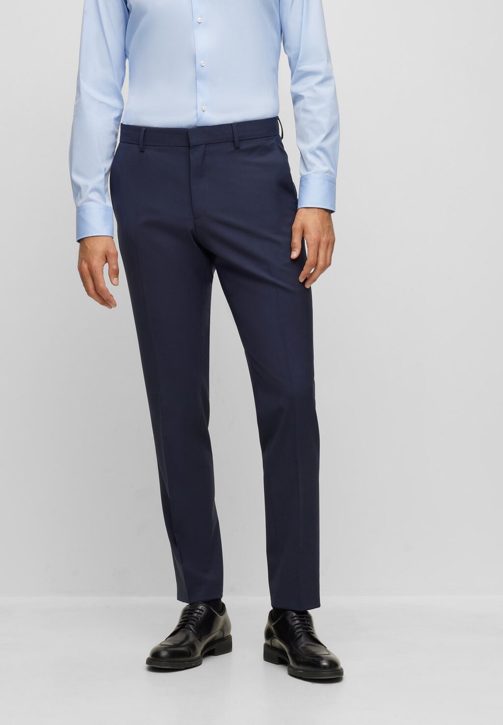 Элегантные брюки Genius BOSS, цвет open blue twenty
Элегантные брюки Genius BOSS, цвет open blue twenty