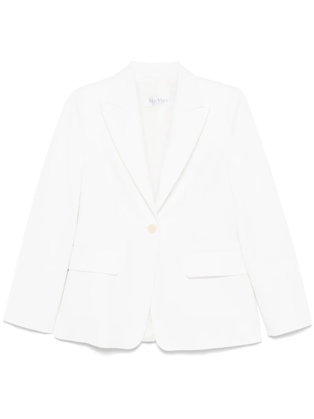 Однобортный пиджак MAX MARA, белый
Однобортный пиджак MAX MARA, белый