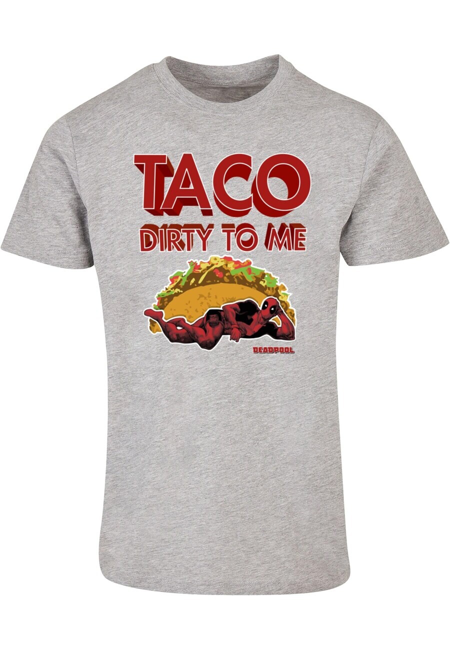 Классическая футболка ABSOLUTE CULT Shirt Deadpool - Taco Dirty To Me, пятнистый серый
Классическая футболка ABSOLUTE CULT Shirt Deadpool - Taco Dirty To Me, пятнистый серый