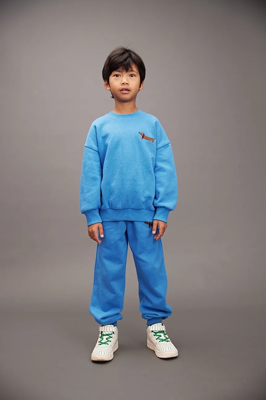 Детские хлопковые спортивные штаны Mini Rodini, синий
Детские хлопковые спортивные штаны Mini Rodini, синий