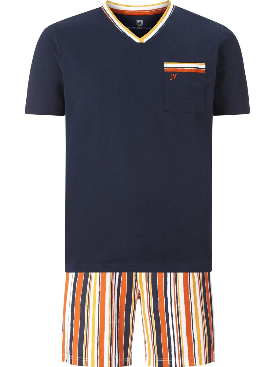 Короткая пижама Jan Vanderstorm Fredstein, темно-синий
Короткая пижама Jan Vanderstorm Fredstein, темно-синий