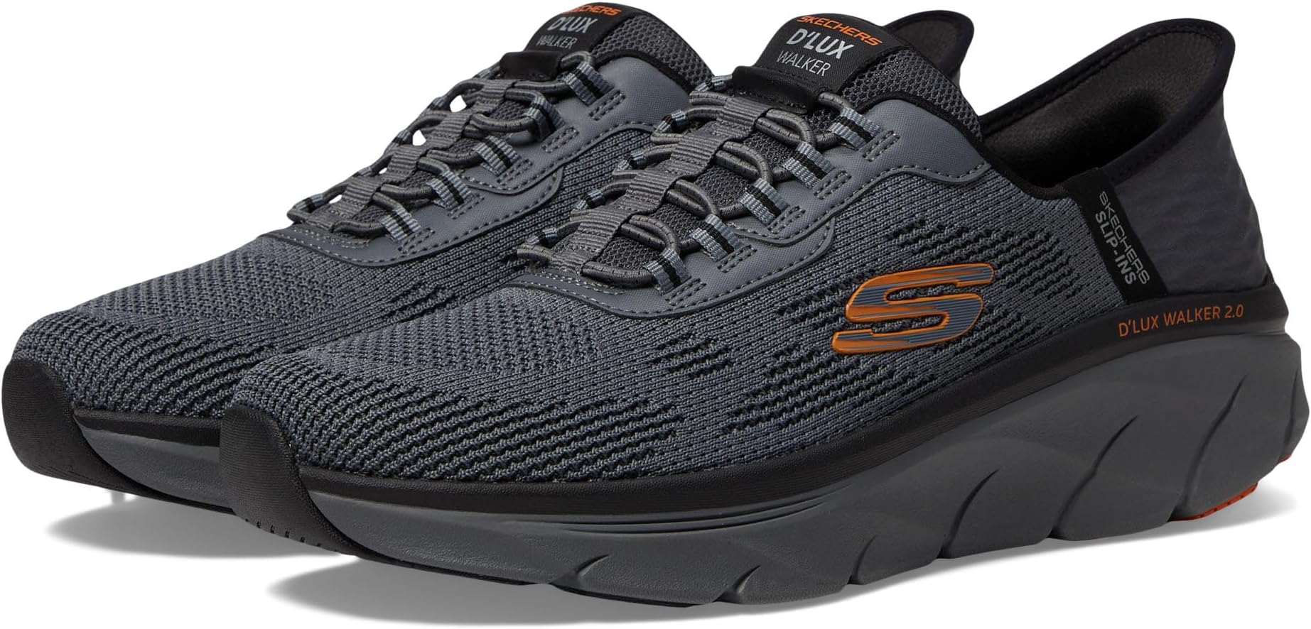 Кроссовки SKECHERS D'Lux Walker 2.0 Rezinate Hands Free Slip-In, цвет Charcoal/Orange
Кроссовки SKECHERS D'Lux Walker 2.0 Rezinate Hands Free Slip-In, цвет Charcoal/Orange