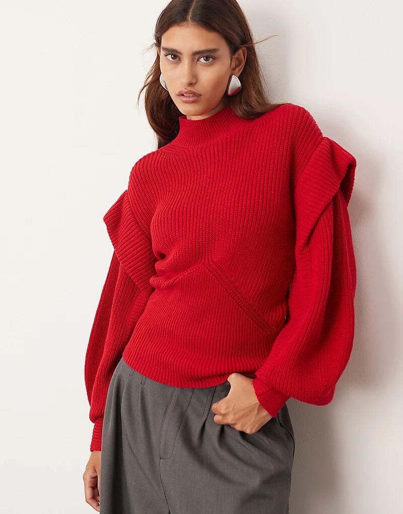 Джемпер ARRANGE из искусственного трикотажа с отделкой на плечах красного цвета
Джемпер ARRANGE из искусственного трикотажа с отделкой на плечах красного цвета