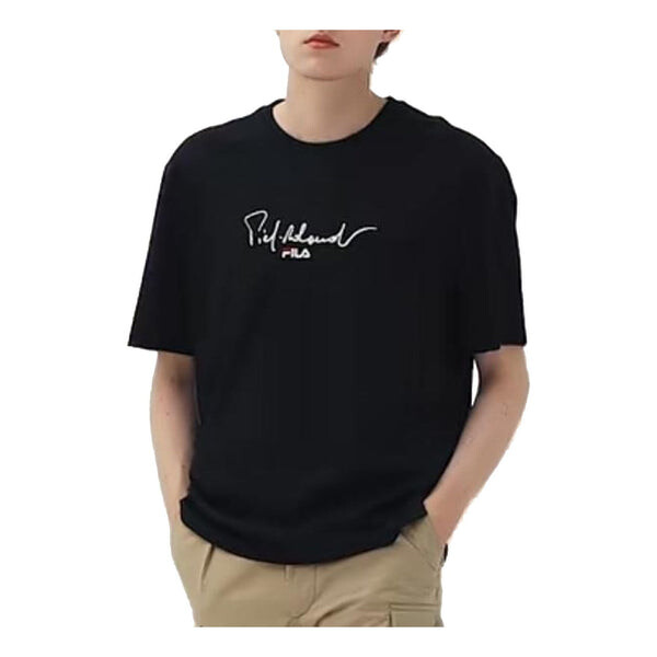 Футболка casual sports breathable knit round neck short sleeve black Fila, черный
Футболка casual sports breathable knit round neck short sleeve black Fila, черный