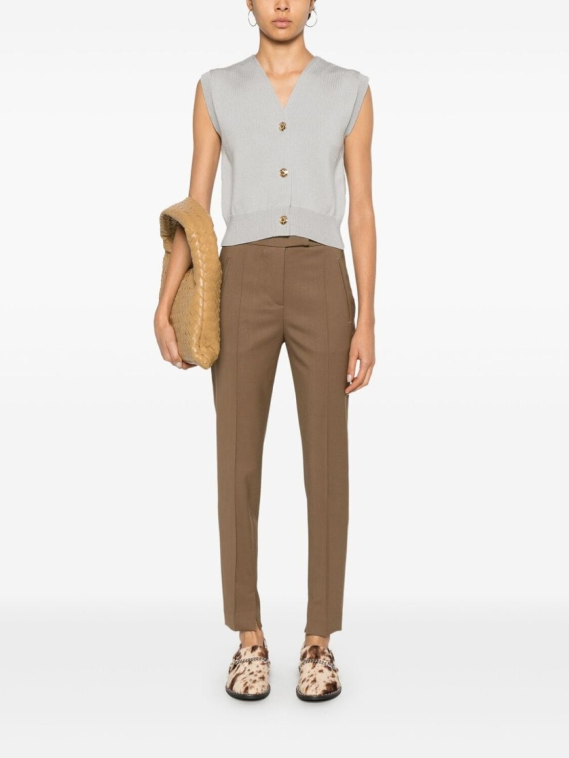 Blazé Milano вязаный жилет, серый
Blazé Milano вязаный жилет, серый