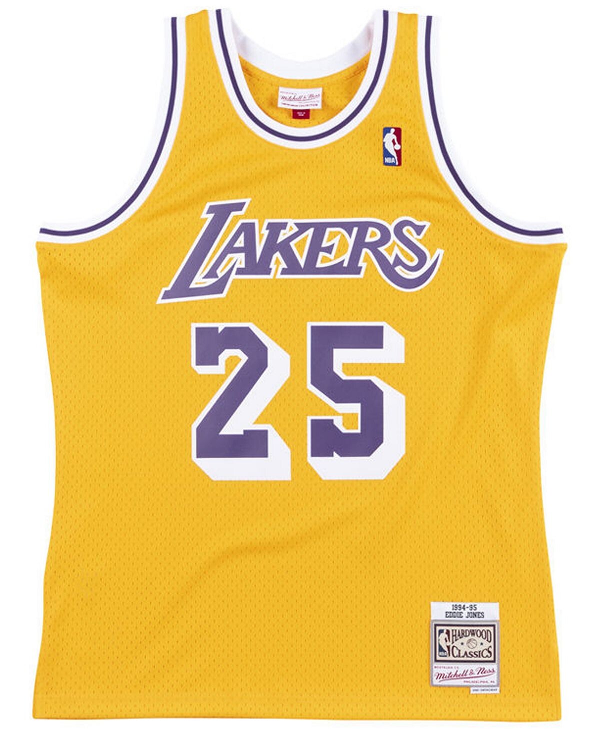Мужская классическая майка Swingman из твердой древесины Eddie Jones Los Angeles Lakers Mitchell & Ness
Мужская классическая майка Swingman из твердой древесины Eddie Jones Los Angeles Lakers Mitchell & Ness
