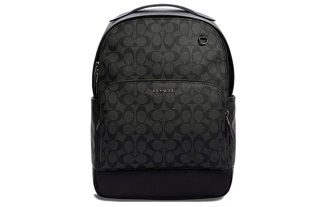 Сумка-рюкзак Graham из прорезиненного хлопка с задней частью из гладкой телячьей кожи, большая, мужская, цвет древесный уголь черный COACH
Сумка-рюкзак Graham из прорезиненного хлопка с задней частью из гладкой телячьей кожи, большая, мужская, цвет древесный уголь черный COACH