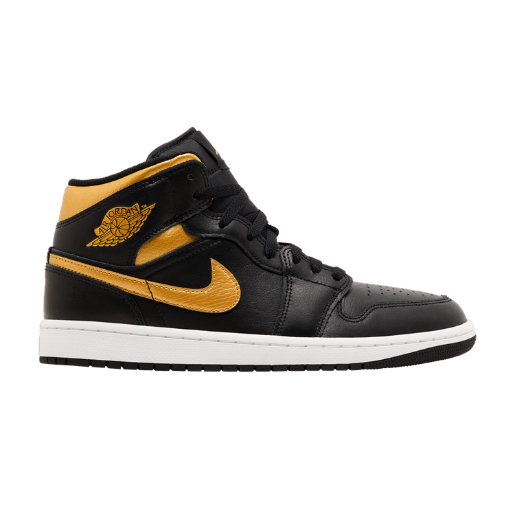 Кроссовки Air Jordan Air Jordan 1 Mid 'Black Metallic Gold', черный
Кроссовки Air Jordan Air Jordan 1 Mid 'Black Metallic Gold', черный
