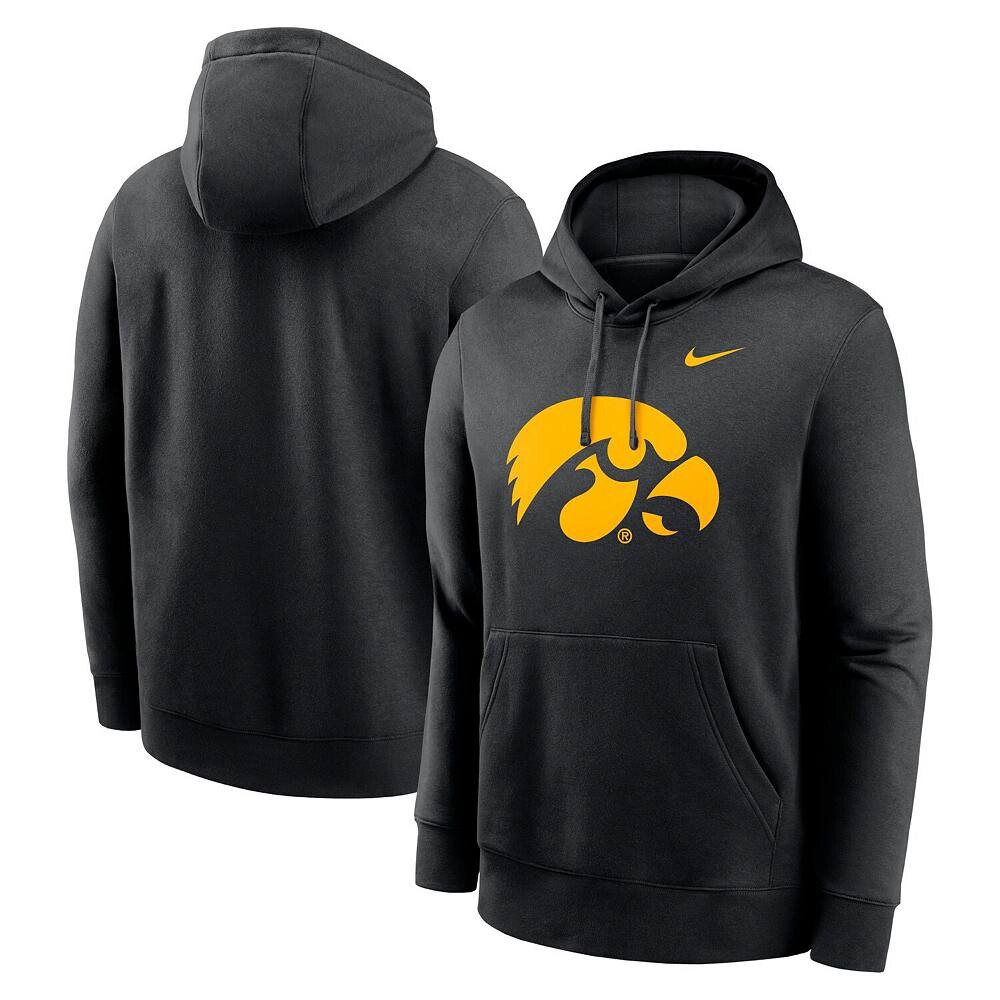 Мужской флисовый пуловер с капюшоном Nike Black Iowa Hawkeyes Primetime Evergreen Club, цвет Iwa Black
Мужской флисовый пуловер с капюшоном Nike Black Iowa Hawkeyes Primetime Evergreen Club, цвет Iwa Black