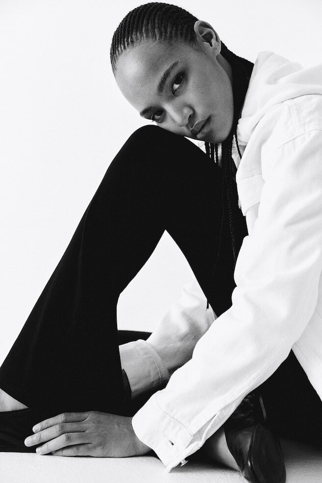 Расклешенные леггинсы H&M, черный 
Расклешенные леггинсы H&M, черный