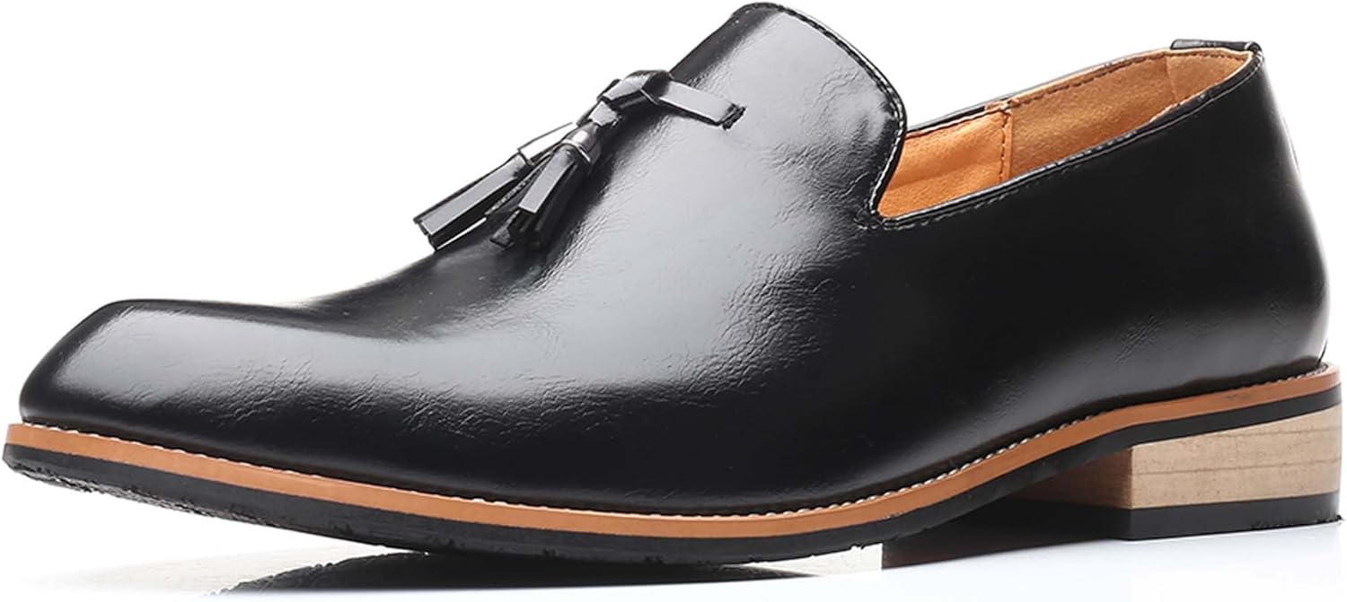 Мужские модные лоферы с заостренным носком, бахромой, деловые туфли, легкие, противоскользящие, для офиса, костюма, смокинга, свадьбы, бала, повседневные кожаные туфли, увеличенного размера Generic, черный
Мужские модные лоферы с заостренным носком, бахромой, деловые туфли, легкие, противоскользящие, для офиса, костюма, смокинга, свадьбы, бала, повседневные кожаные туфли, увеличенного размера Generic, черный