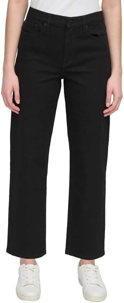 Женские джинсы Calvin Klein с высокой талией и прямыми штанинами, Black Jet
Женские джинсы Calvin Klein с высокой талией и прямыми штанинами, Black Jet