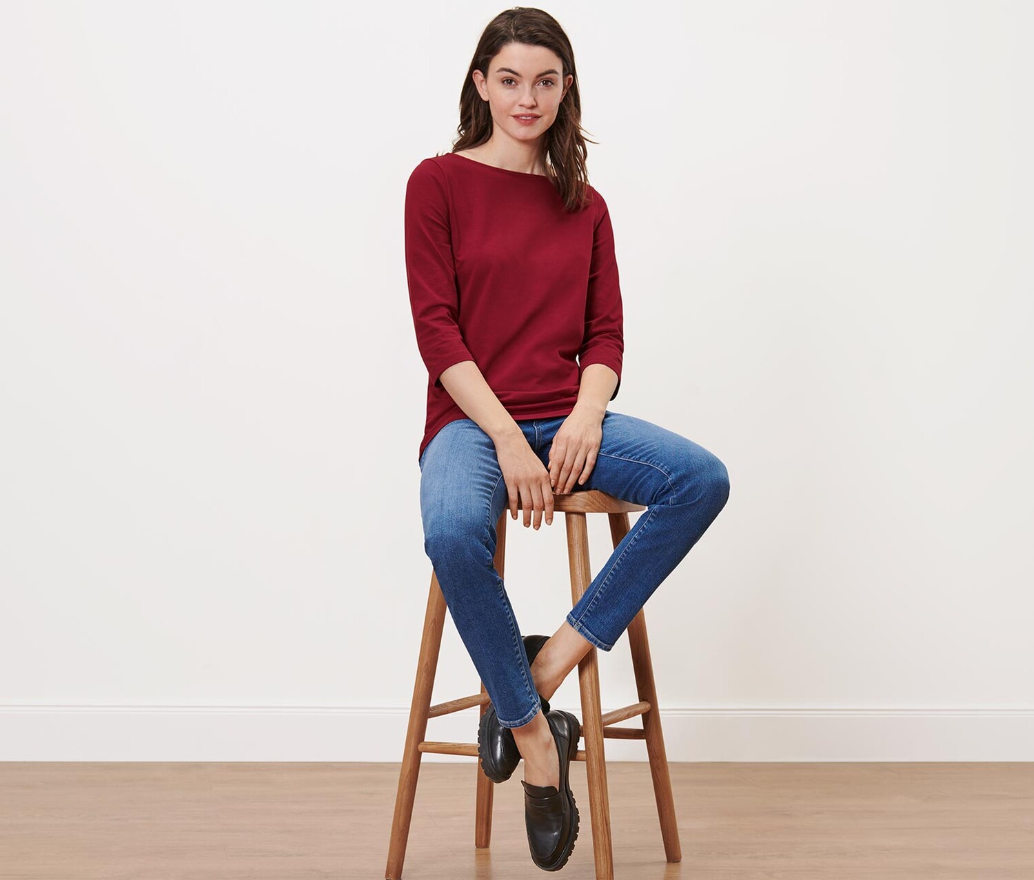 Рубашка с рукавом 3/4 Tchibo, бордо красное
Рубашка с рукавом 3/4 Tchibo, бордо красное