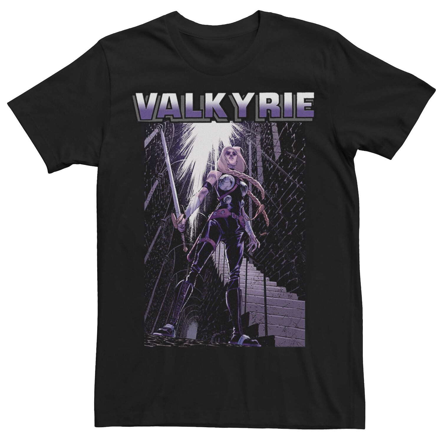 Мужская футболка с мечом Marvel Valkyrie the Destroyer Licensed Character 
Мужская футболка с мечом Marvel Valkyrie the Destroyer Licensed Character