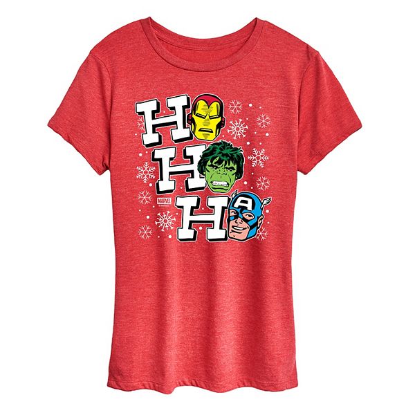 Женская футболка с новогодним принтом Ho Ho Ho Marvel, Heather Red, Красный, Женская футболка с новогодним принтом Ho Ho Ho Marvel, Heather Red
Женская футболка с новогодним принтом Ho Ho Ho Marvel, Heather Red, Красный, Женская футболка с новогодним принтом Ho Ho Ho Marvel, Heather Red