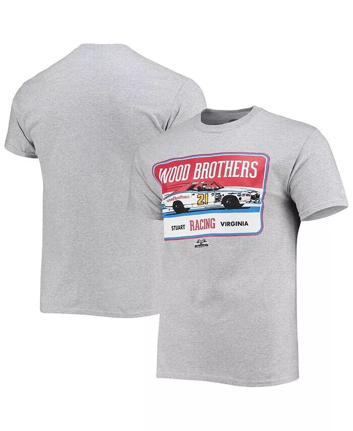 Мужская серая футболка с принтом Wood Brothers Racing в винтажном стиле Checkered Flag Sports, серый
Мужская серая футболка с принтом Wood Brothers Racing в винтажном стиле Checkered Flag Sports, серый