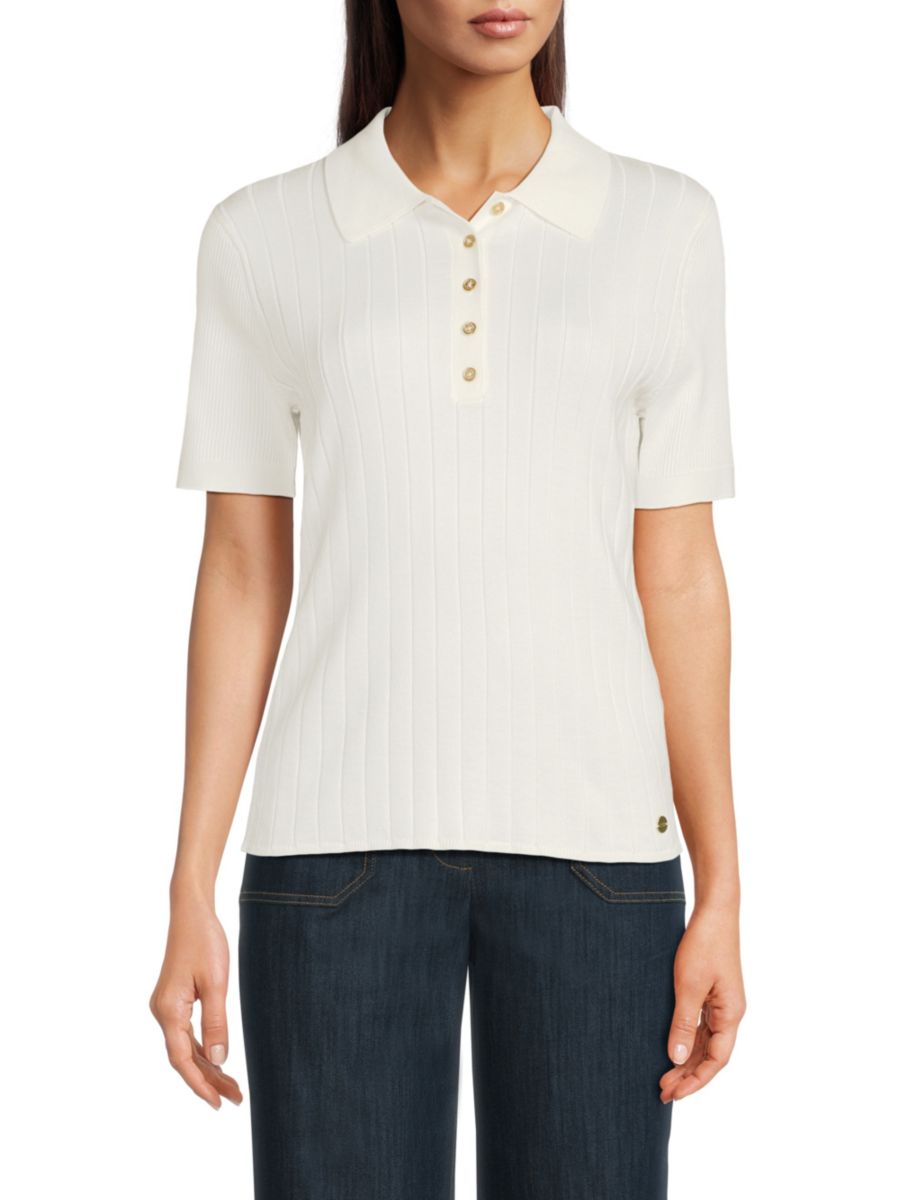 Рубашка-поло в рубчик Tommy Hilfiger, слоновая кость
Рубашка-поло в рубчик Tommy Hilfiger, слоновая кость