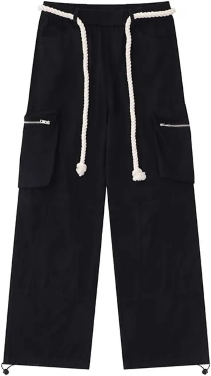 Y2K карго-штаны с кулиской для женщин и мужчин, уличный стиль Hesaco
Y2K карго-штаны с кулиской для женщин и мужчин, уличный стиль Hesaco