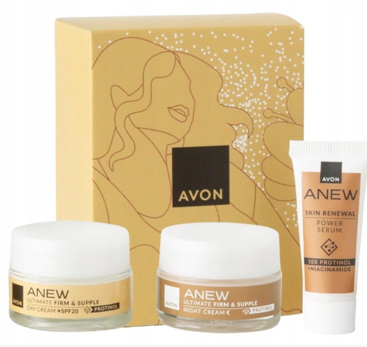 Avon Anew Ultimate набор из 3 косметических средств в коробке, мини-набор Inna marka
Avon Anew Ultimate набор из 3 косметических средств в коробке, мини-набор Inna marka