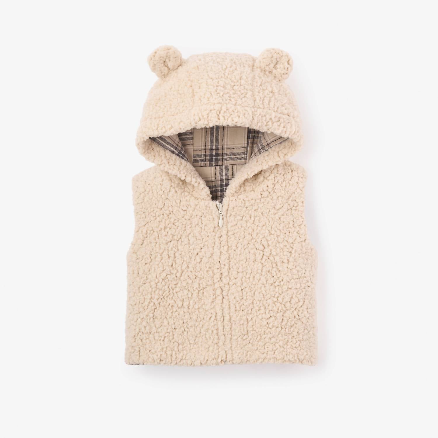 Elegant Baby Детский жилет с капюшоном из искусственной овчины пшеничного цвета
Elegant Baby Детский жилет с капюшоном из искусственной овчины пшеничного цвета