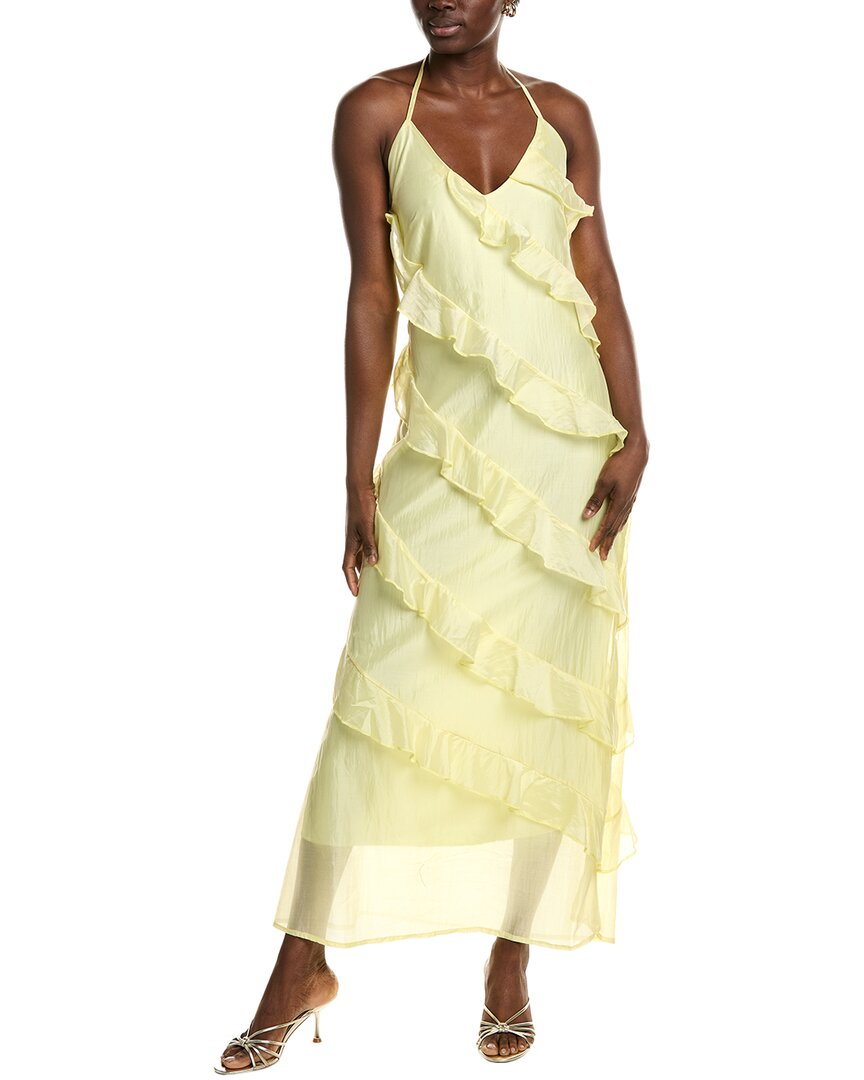 IPPONELLI Многоярусное платье макси с рюшами, желтый
IPPONELLI Многоярусное платье макси с рюшами, желтый