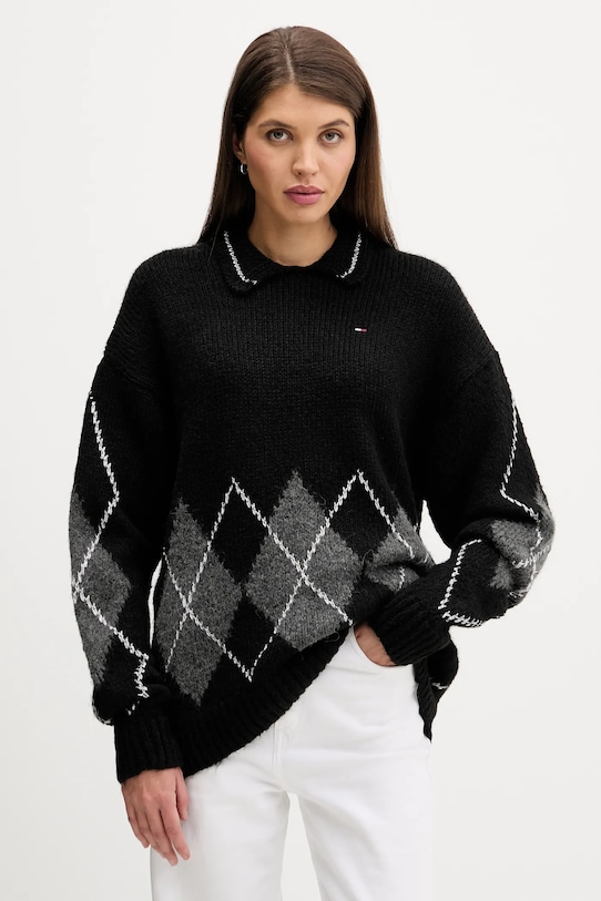 Свитер из смеси альпаки Tommy Jeans, черный
Свитер из смеси альпаки Tommy Jeans, черный