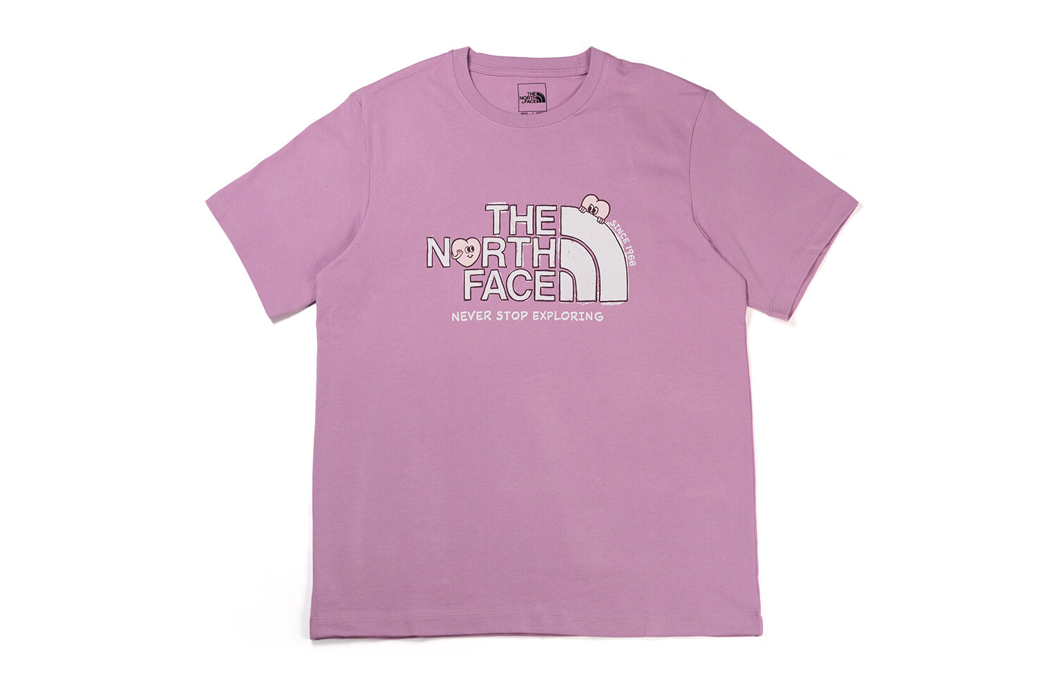 Футболка с сердечком унисекс фиолетовая The North Face, фиолетовый
Футболка с сердечком унисекс фиолетовая The North Face, фиолетовый