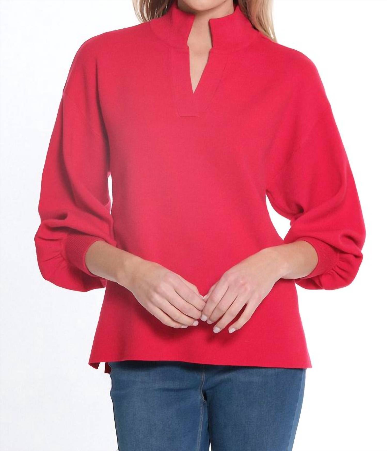 Объемный свитер с 3/4 рукавами и спущенным плечом в ярко-красном цвете Multiples
Объемный свитер с 3/4 рукавами и спущенным плечом в ярко-красном цвете Multiples