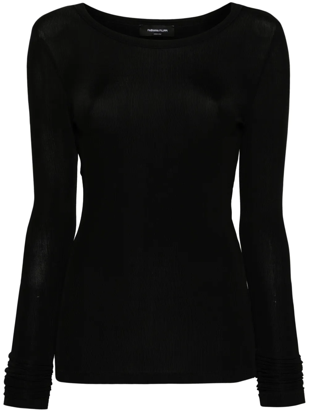 Топ в рубчик Fabiana Filippi, черный
Топ в рубчик Fabiana Filippi, черный