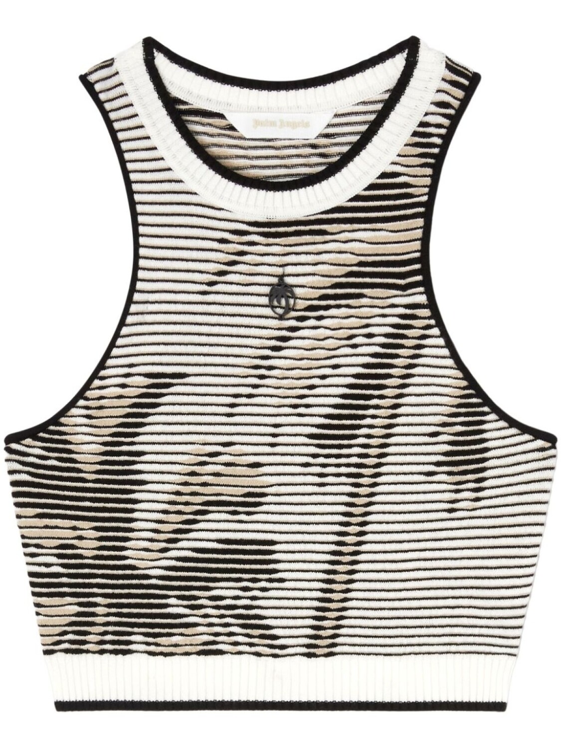 Palm Angels укороченный жаккардовый топ, черный
Palm Angels укороченный жаккардовый топ, черный